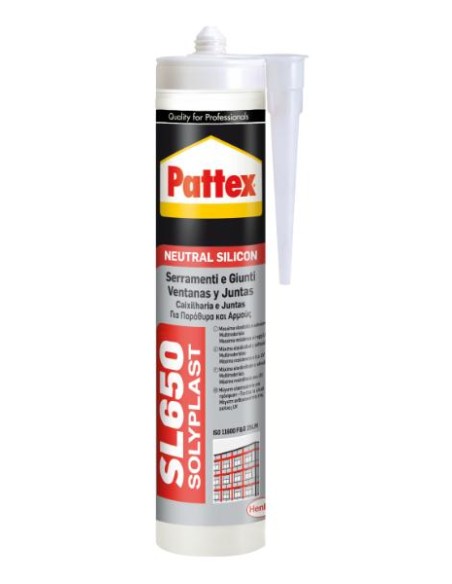 Sellador de silicona neutra. PATTEX ventanas y juntas